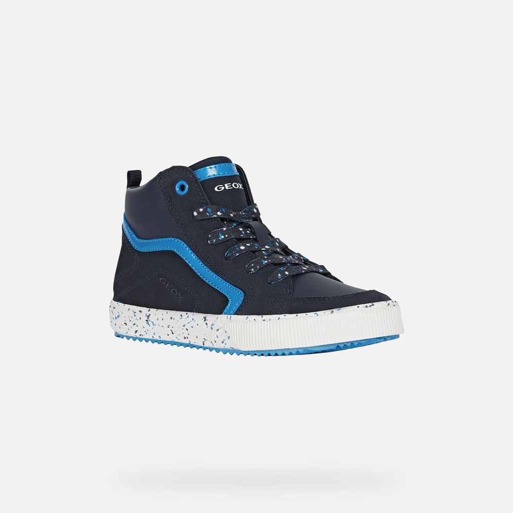 Tenis Geox Menino Azul Marinho - Alonisso - PGMVY9371